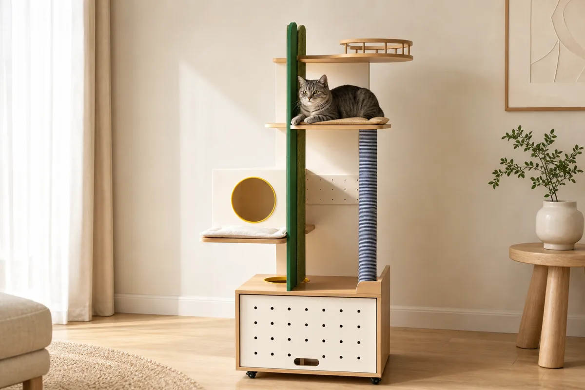 CC-006 Cat Side Cabinet